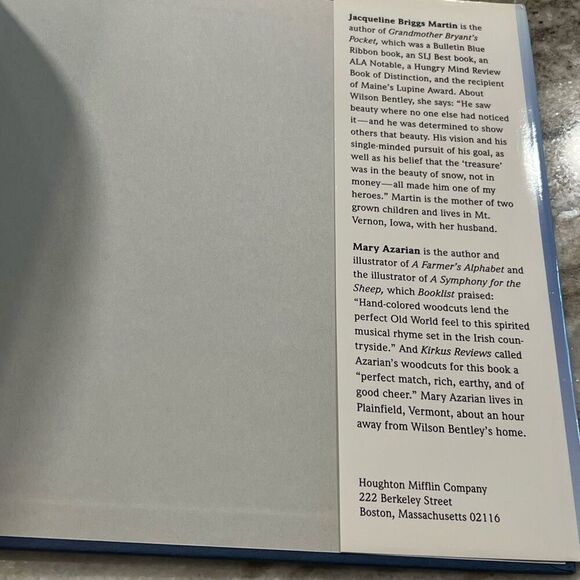 Snowflake Bentley, Caldecott Medal Book,  Jacqueline Briggs Martin - Picture 8 of 16